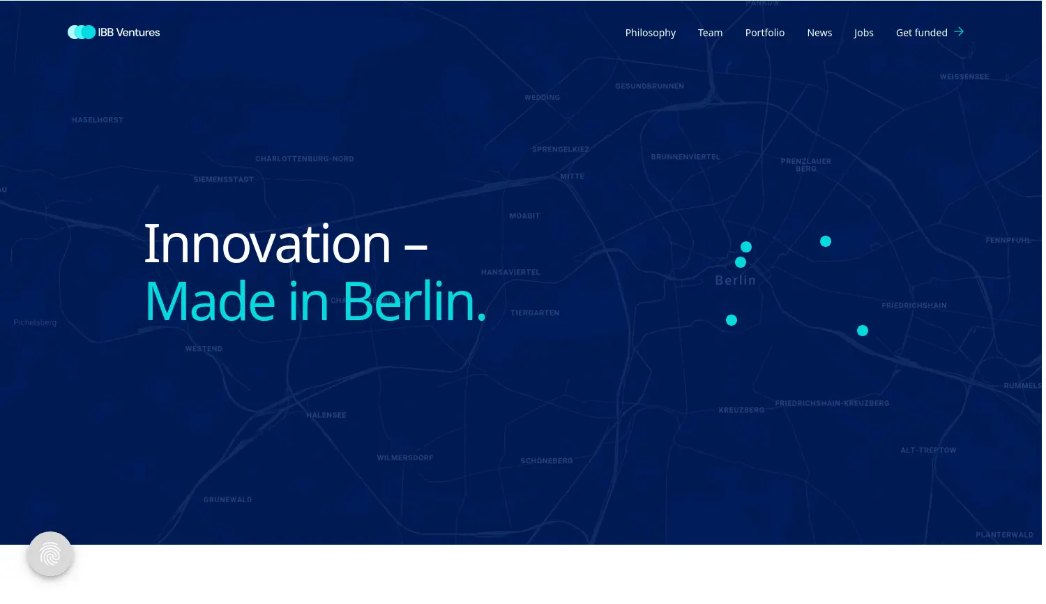 Website der Firma IBB Beteiligungsgesellschaft mbH