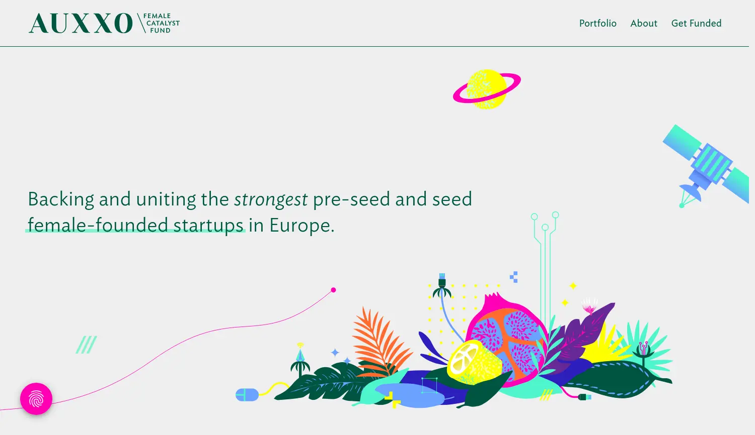 Website der Firma Auxxo Management GmbH