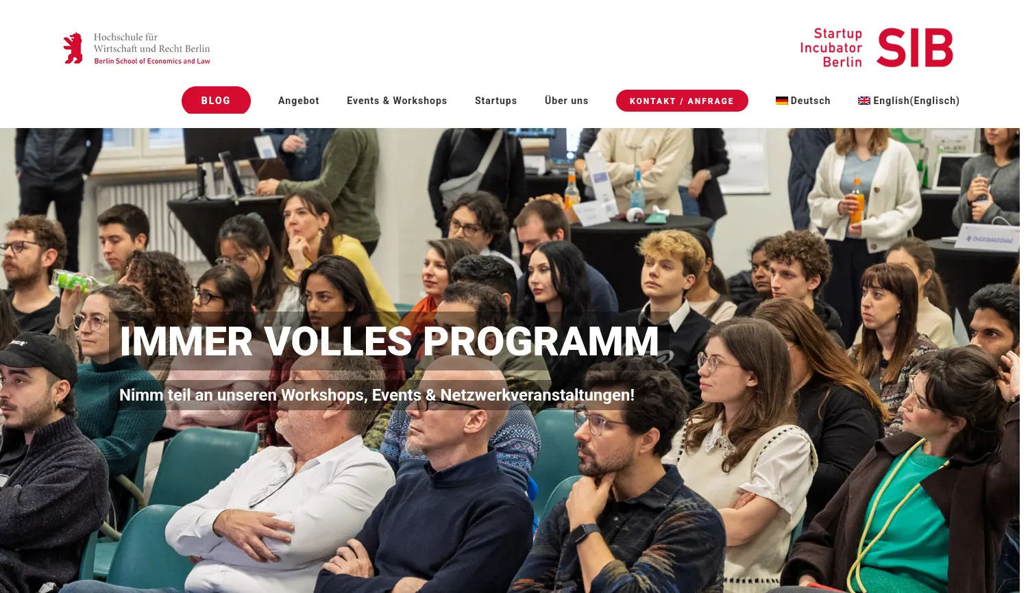 Website der Firma Hochschule für Wirtschaft und Recht Berlin (Körperschaft des öffentlichen Rechts)