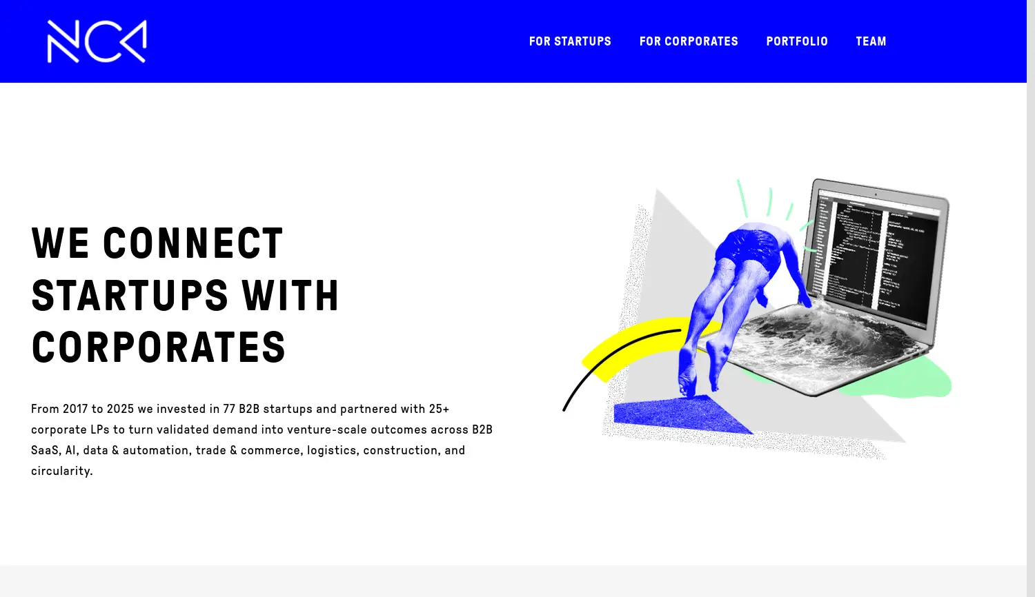 Website der Firma Next Commerce Accelerator GmbH