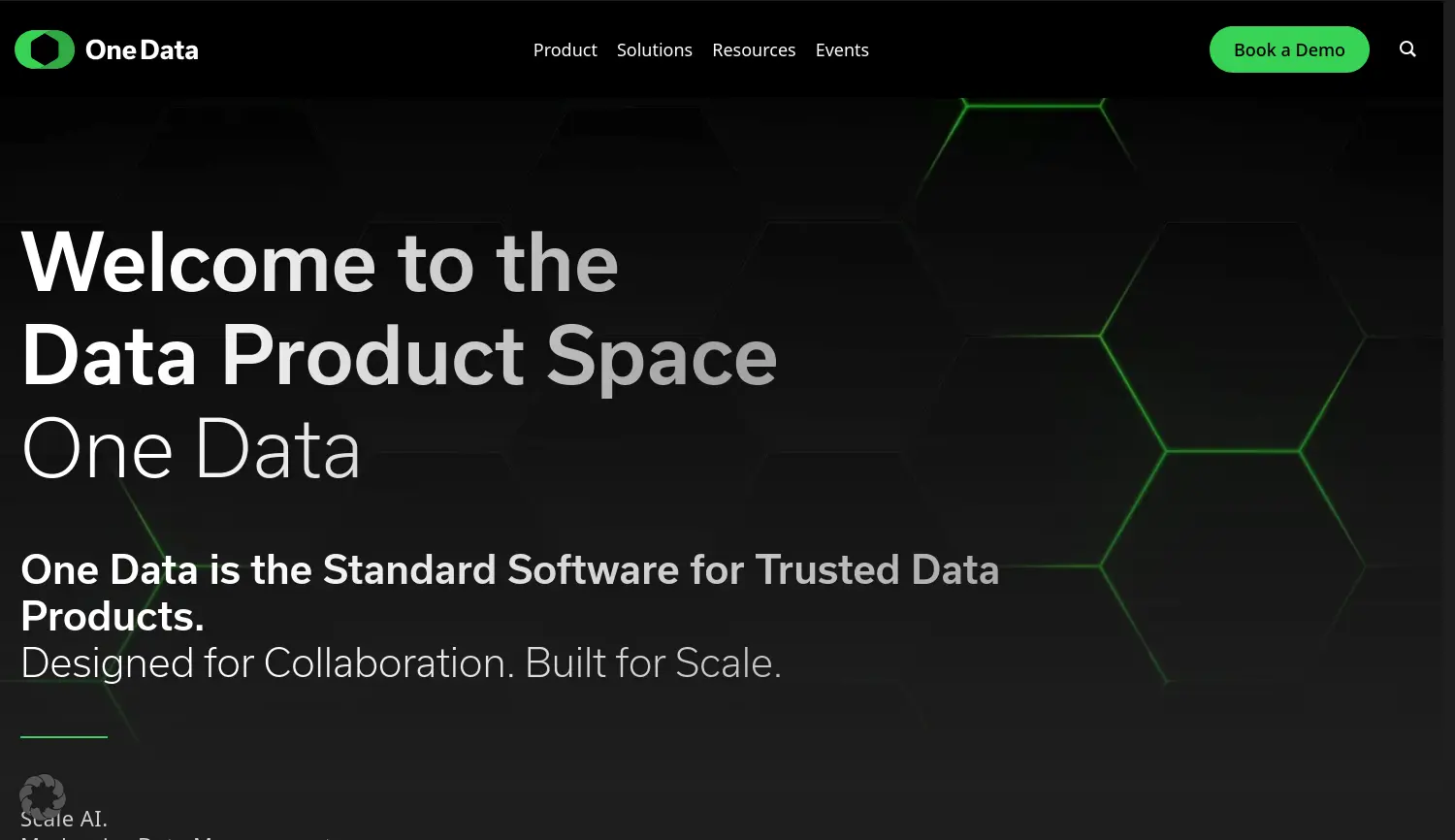 Website der Firma One Data