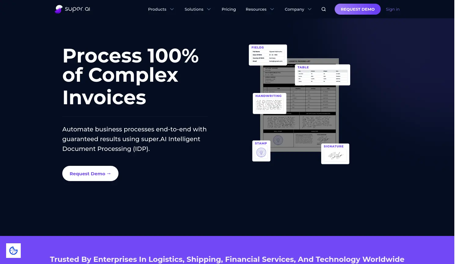 Website der Firma Super.AI