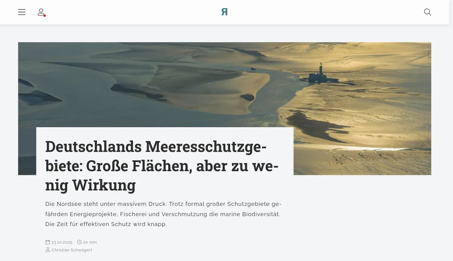 Website der Firma RiffReporter – die Genossenschaft für freien Journalismus eG