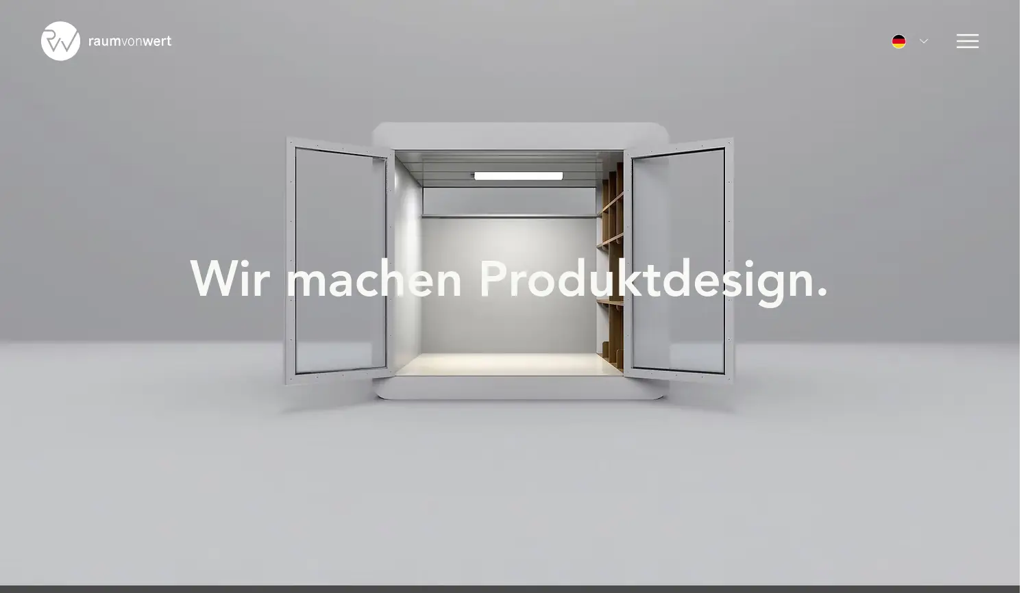 Website der Firma raumvonwert GmbH