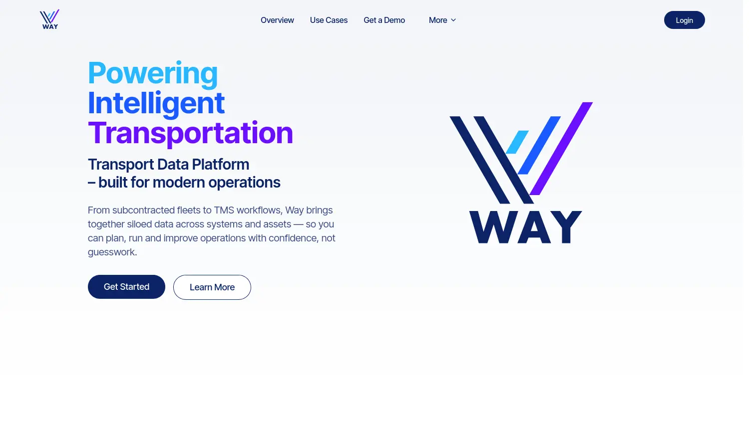 Website der Firma Way Data Technologies