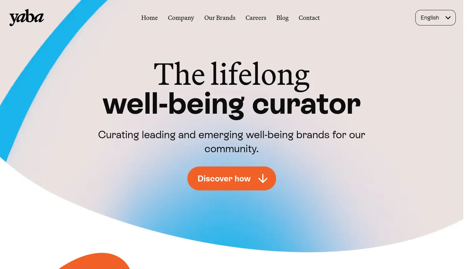 Website der Firma Yaba