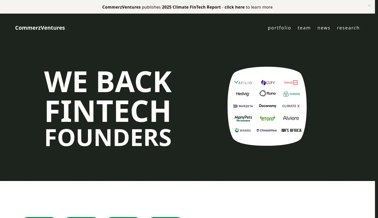 Website der Firma CoV Management GmbH