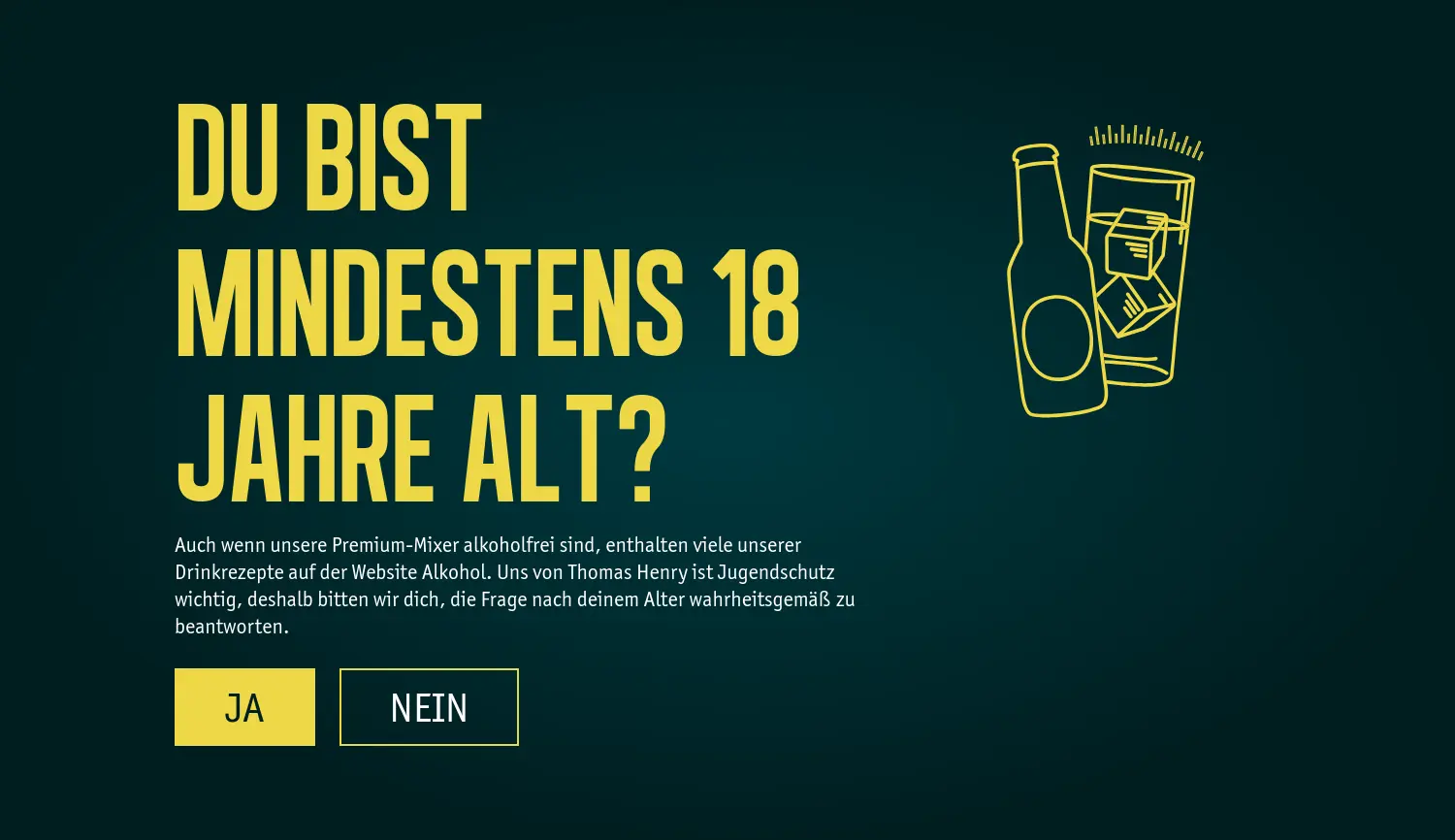 Website der Firma Thomas Henry GmbH