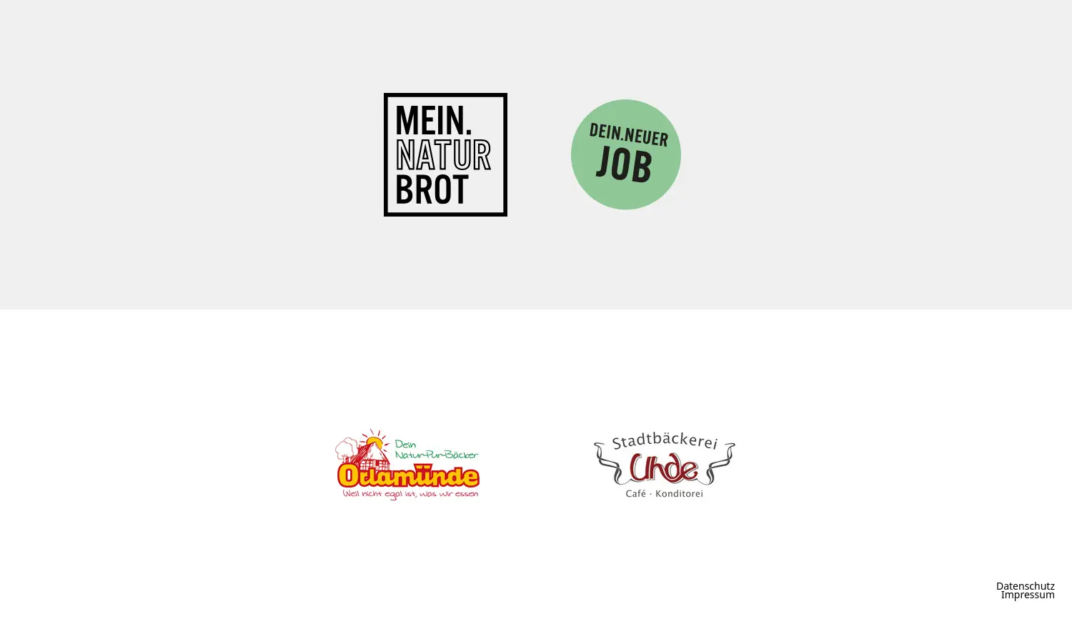 Website der Firma MEIN.NATURBROT GmbH & Co. KG