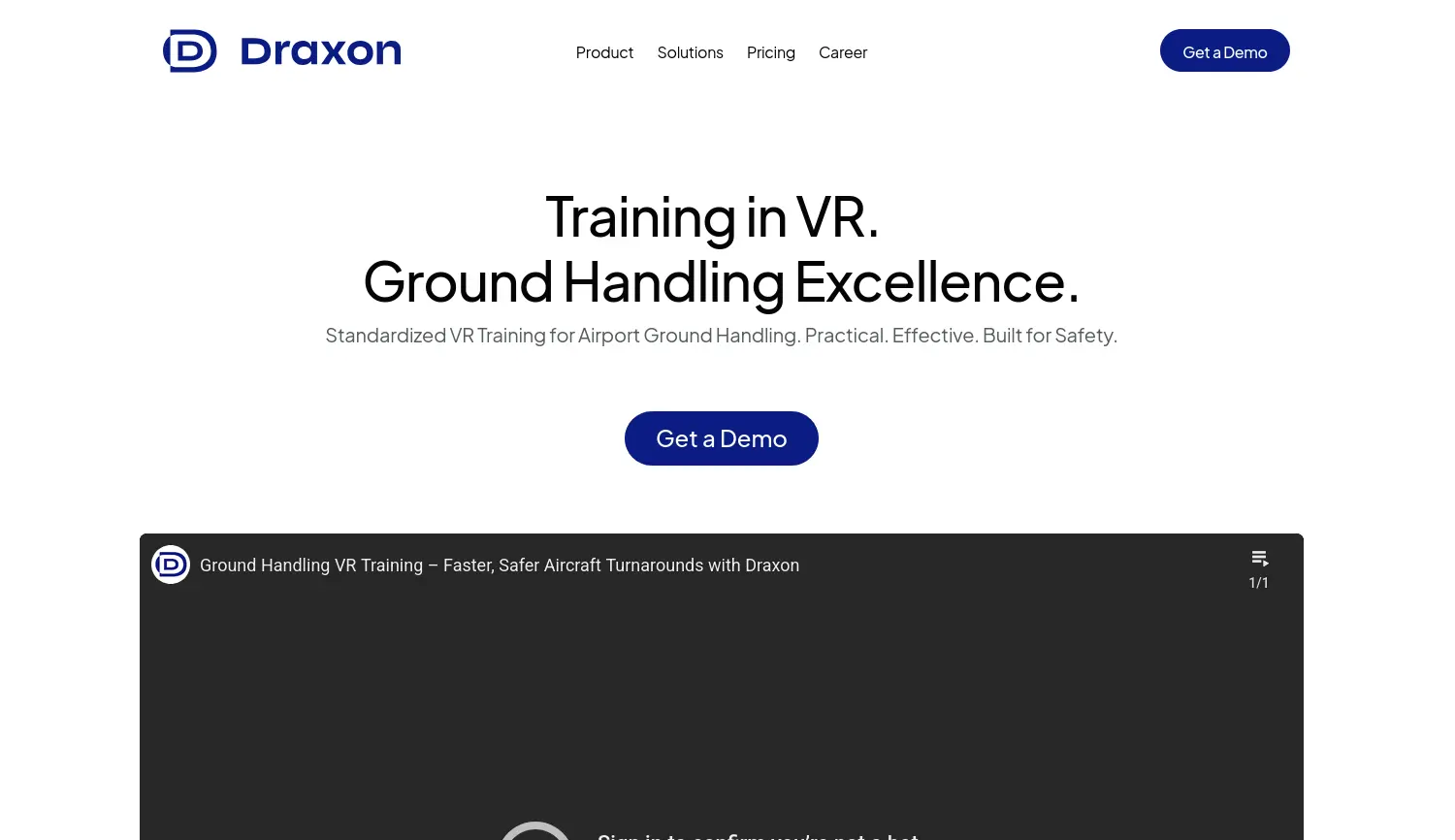 Website der Firma Draxon GmbH