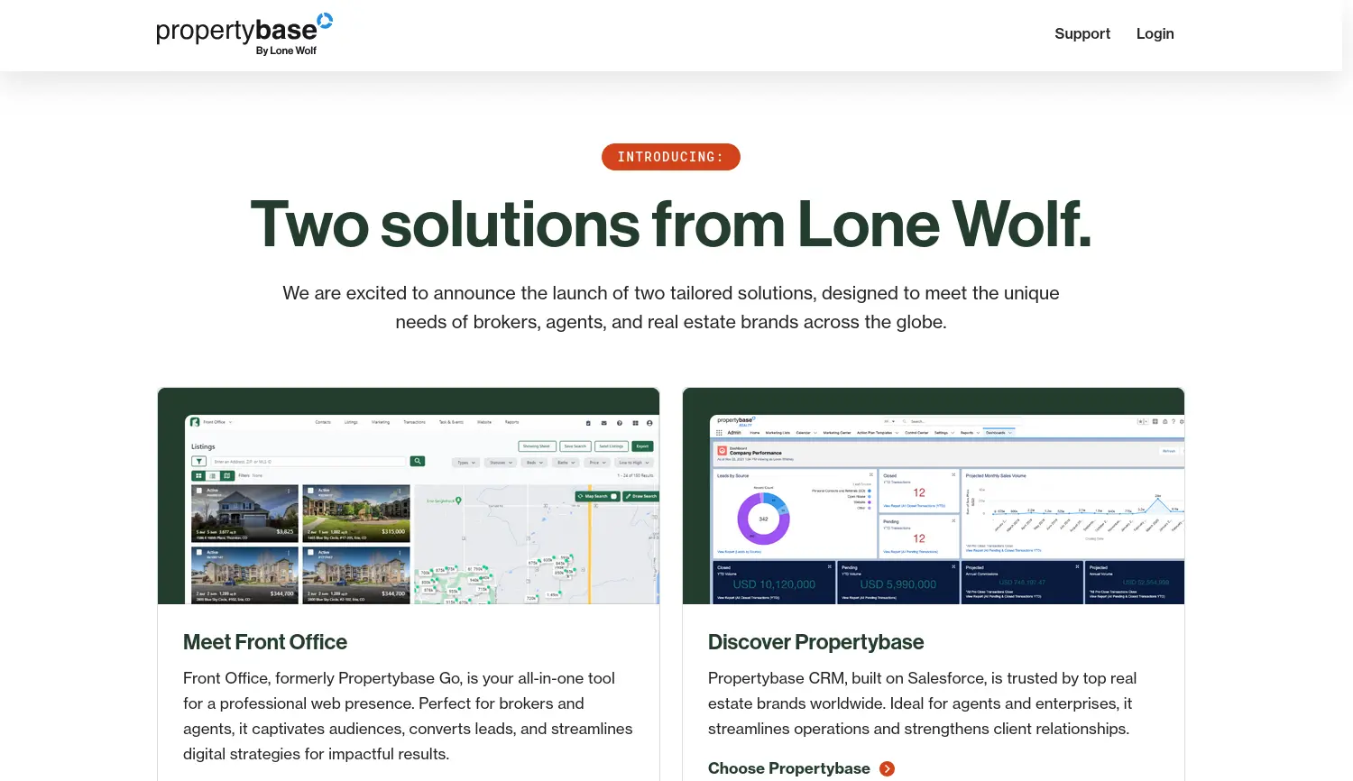 Website der Firma Lone Wolf Technologies