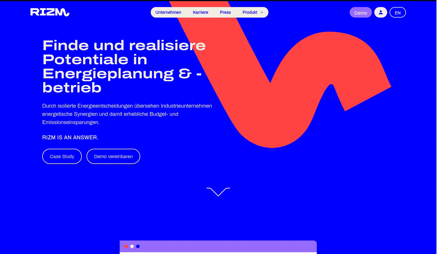 Website der Firma Kerith GmbH