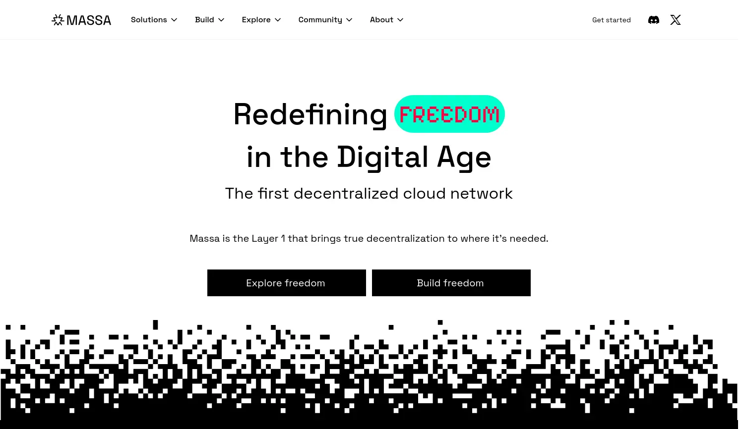 Website der Firma Massa