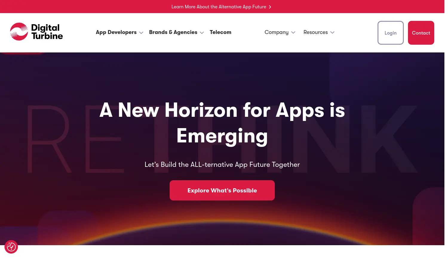 Website der Firma Digital Turbine, Inc.