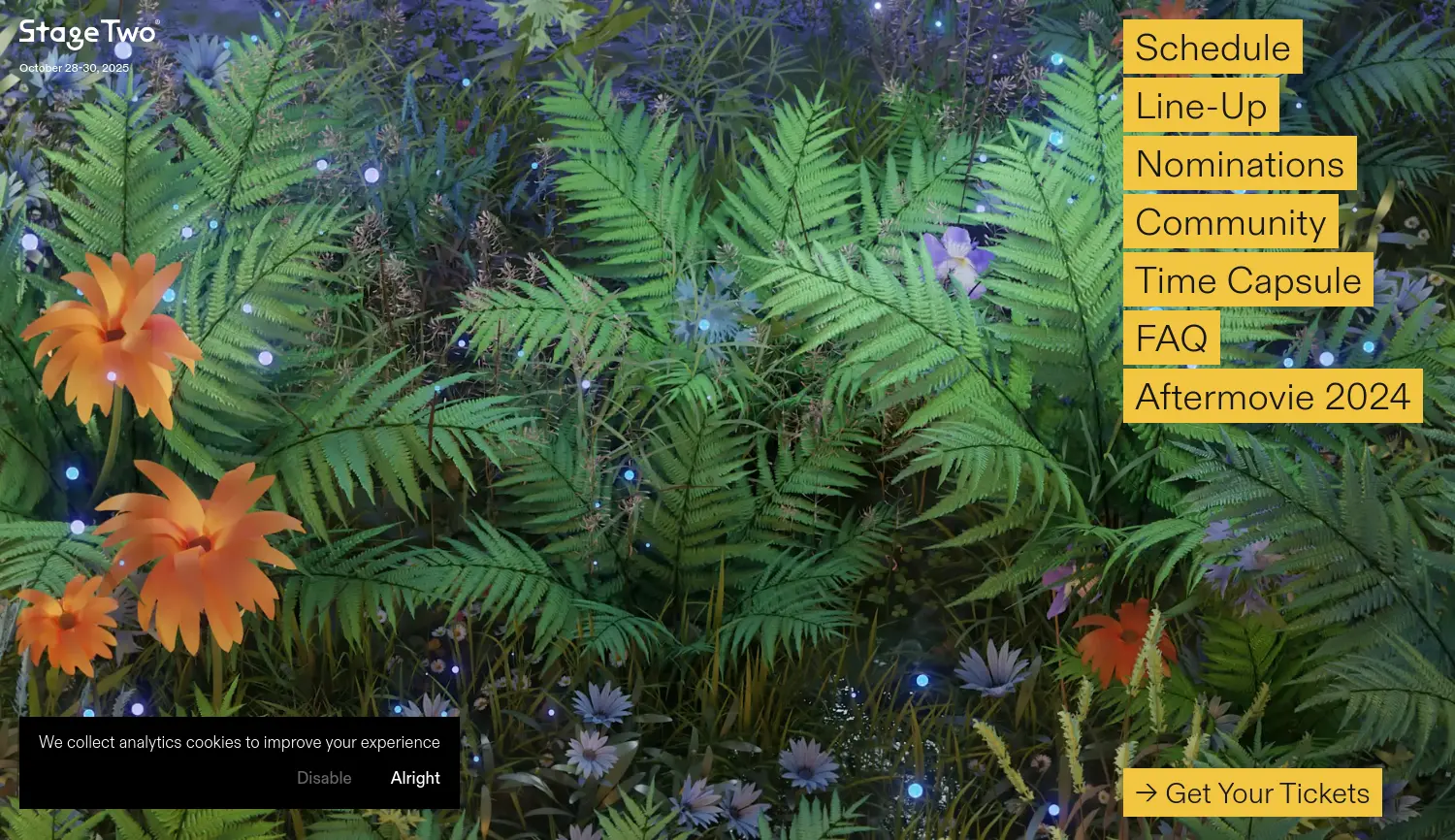 Website der Firma Stage Two