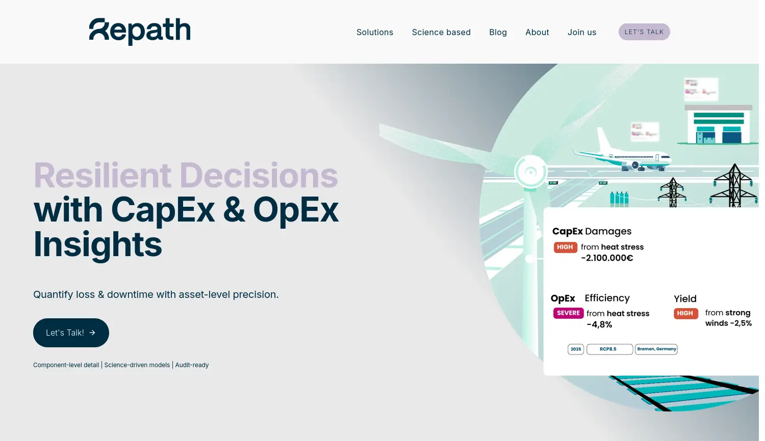 Website der Firma repath GmbH