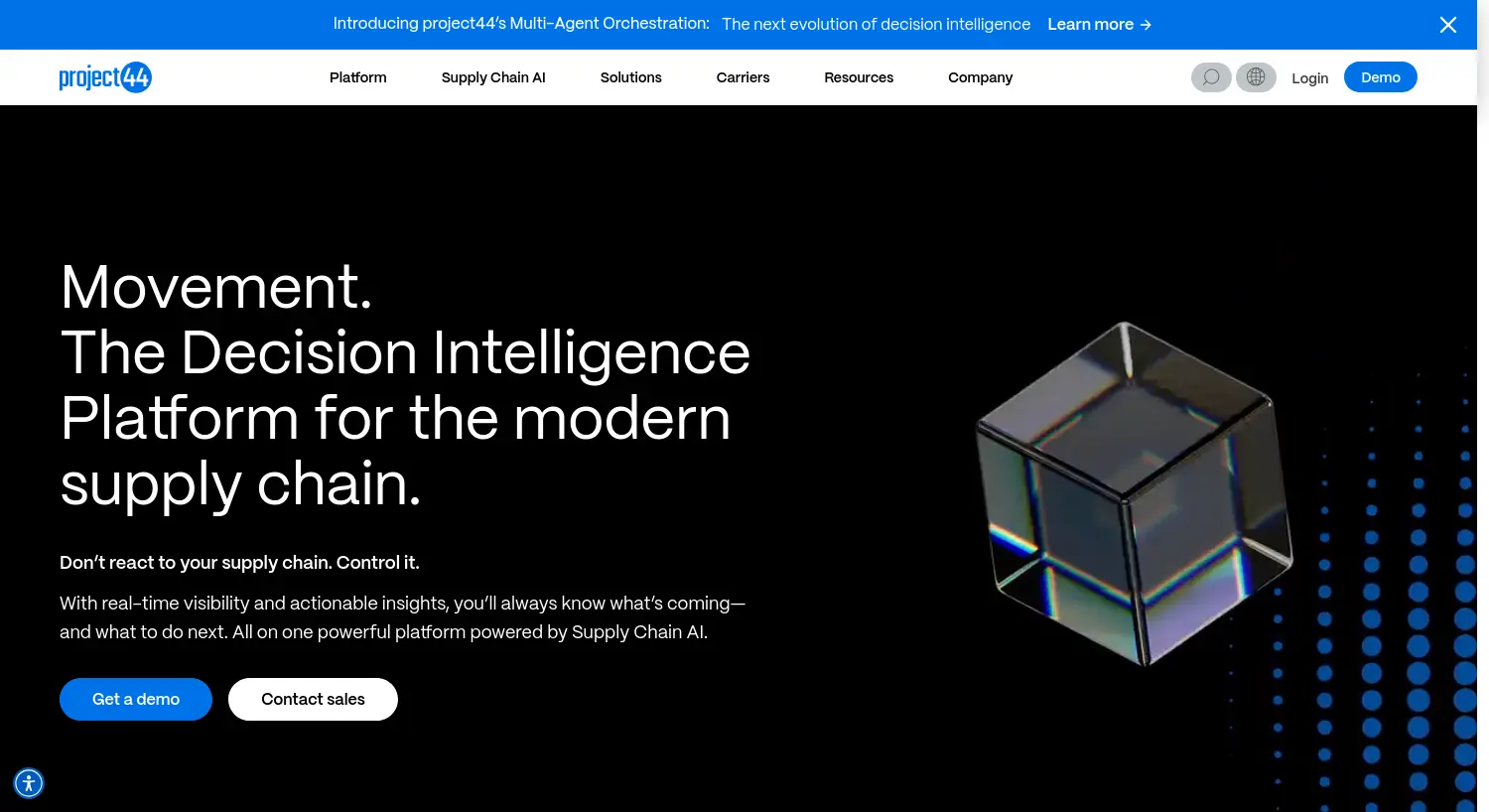 Website der Firma project44