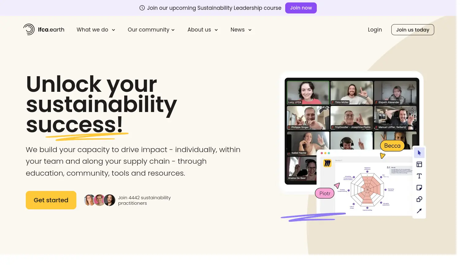 Website der Firma LFCA GmbH