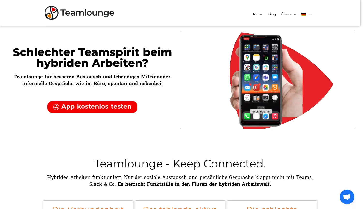 Website der Firma Breaklounge GmbH