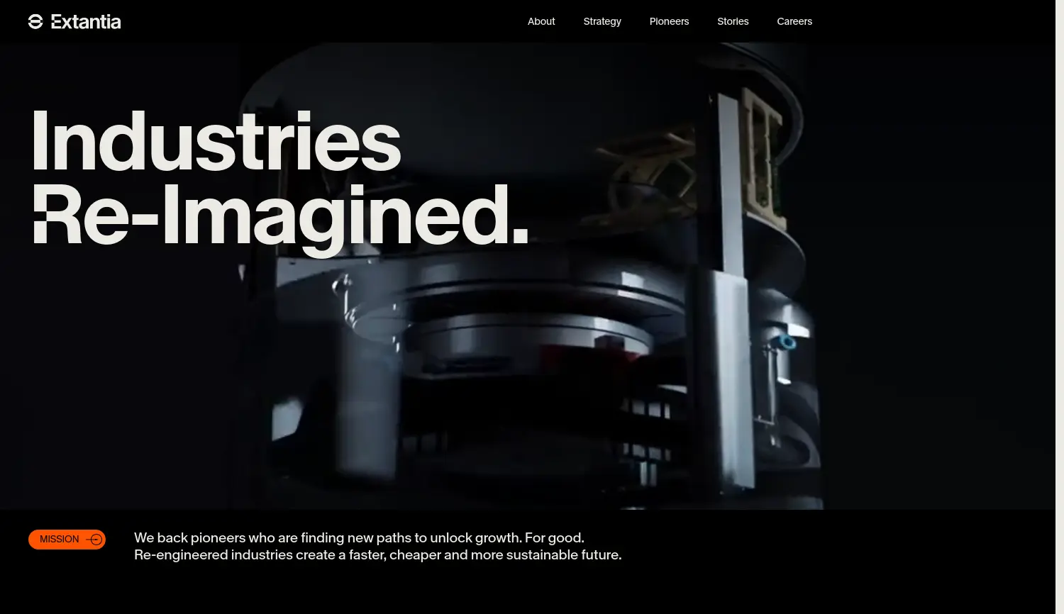 Website der Firma Extantia Capital Management GmbH