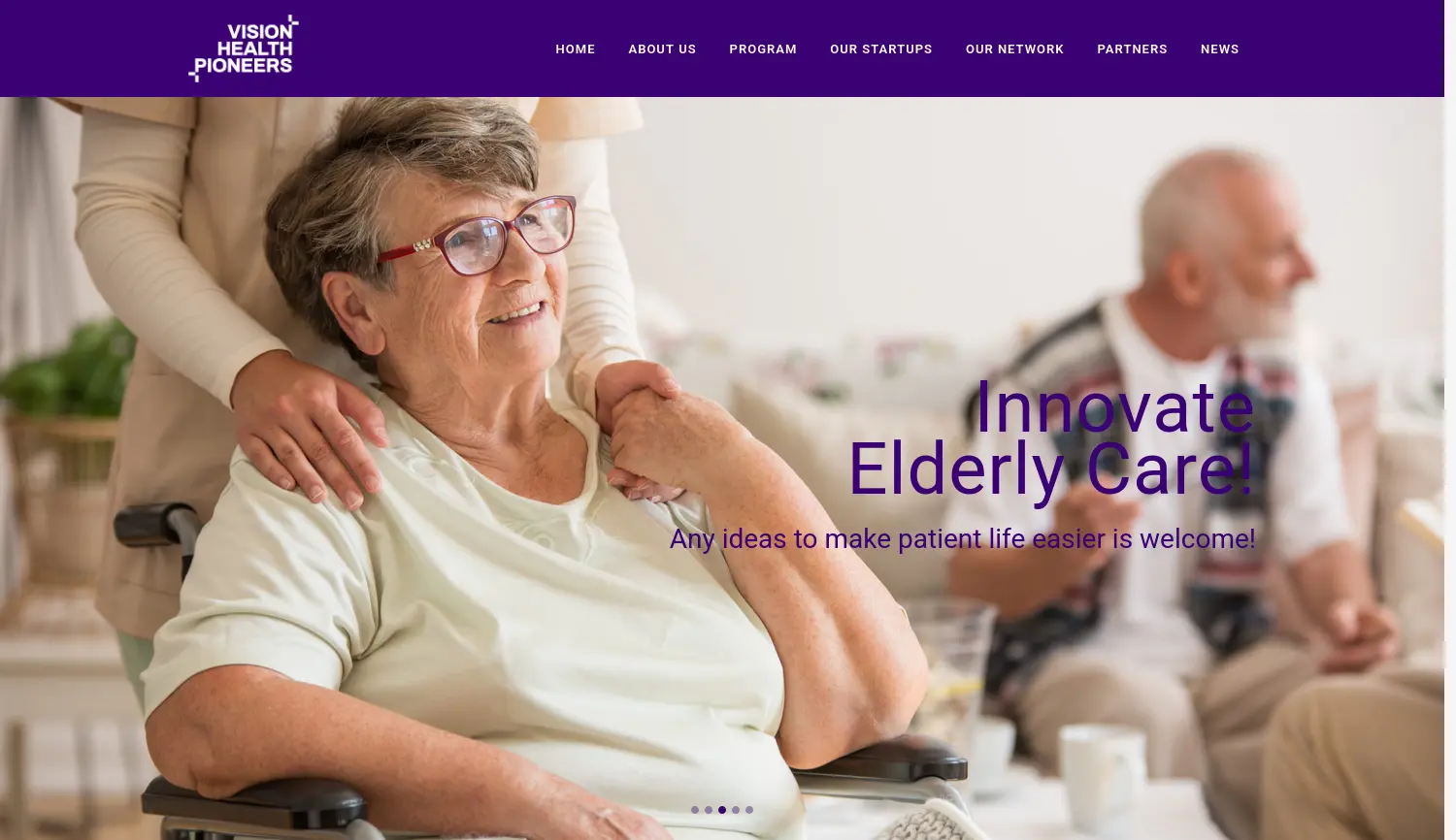 Website der Firma Startup Colors UG