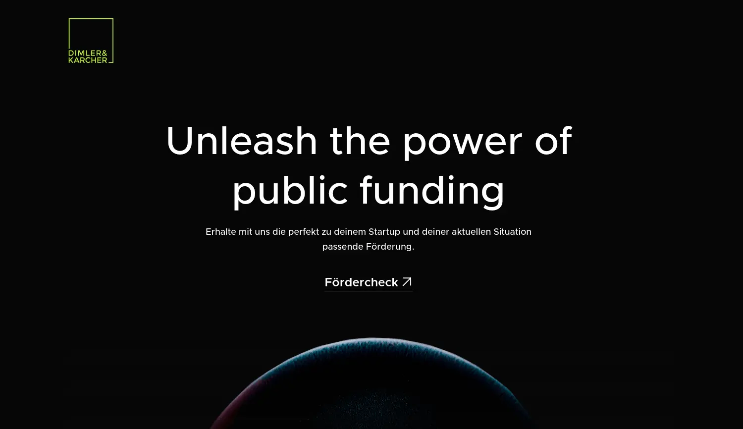 Website der Firma Dimler und Karcher Unternehmensberatung PartG