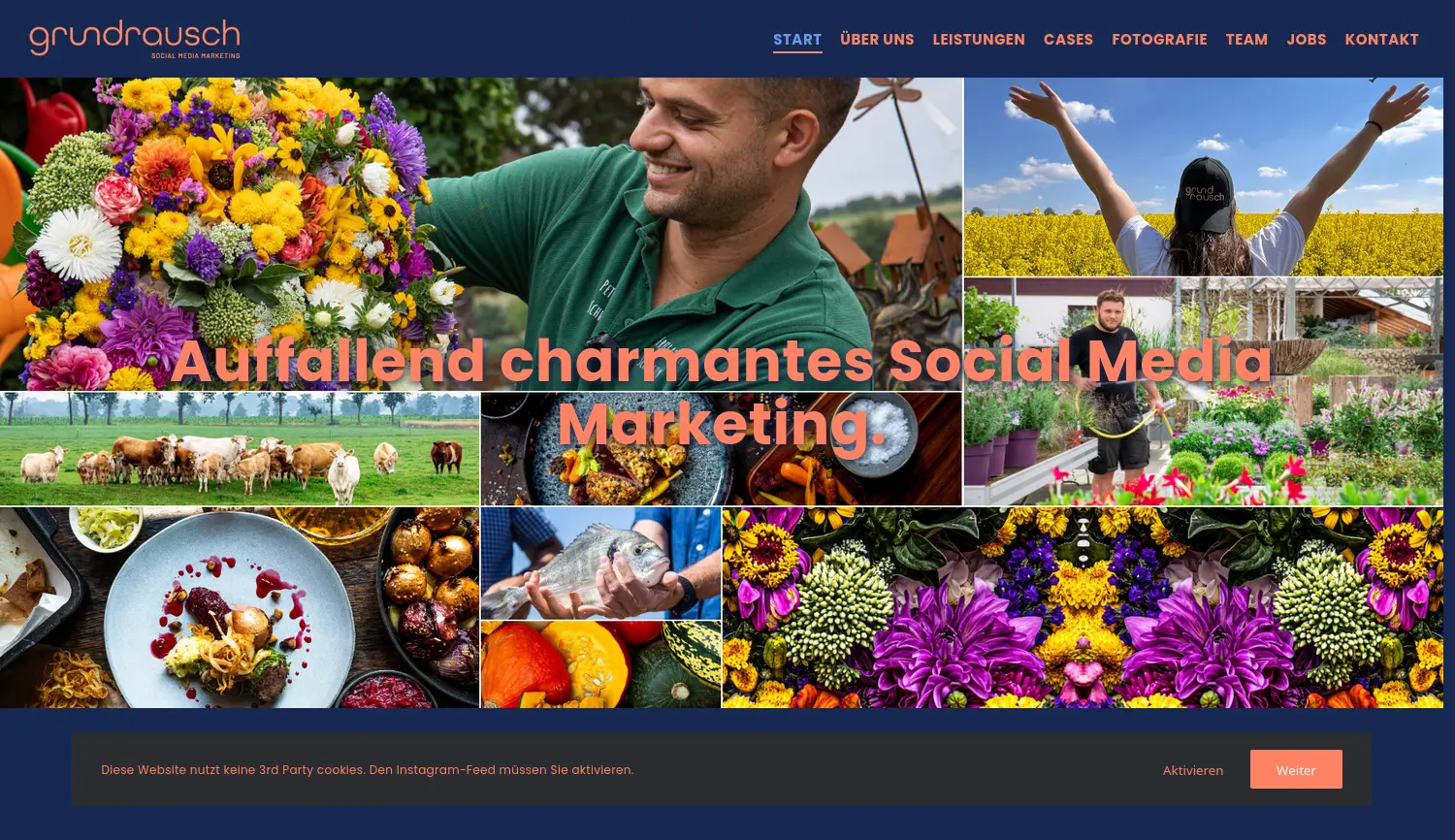 Website der Firma Sascha Walz