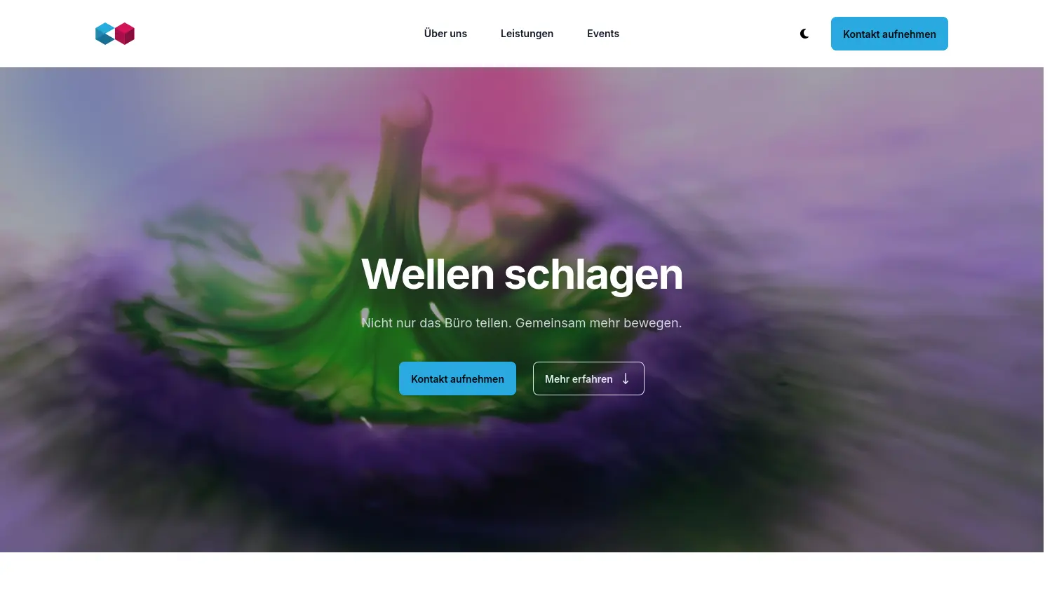 Website der Firma Coworking Heilbronn e.V.