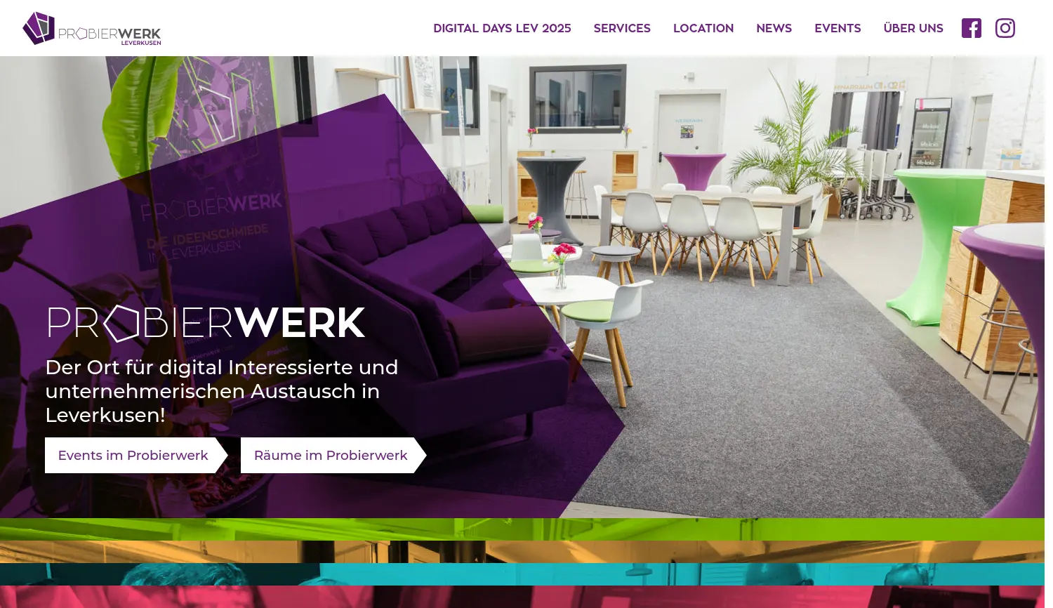 Website der Firma Probierwerk