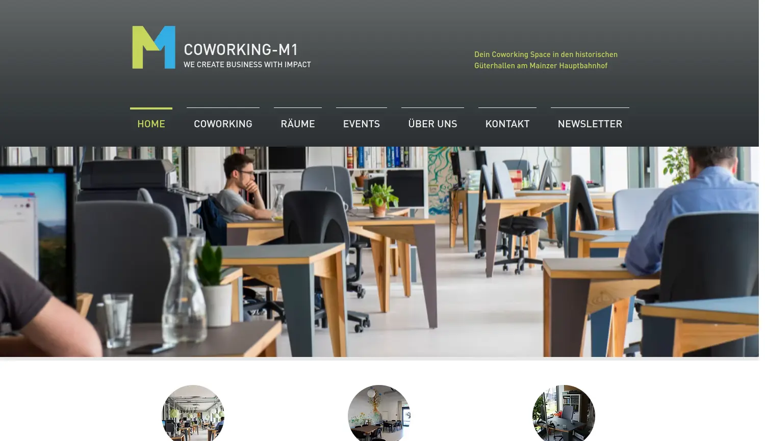 Website der Firma R4UMGEBER GmbH