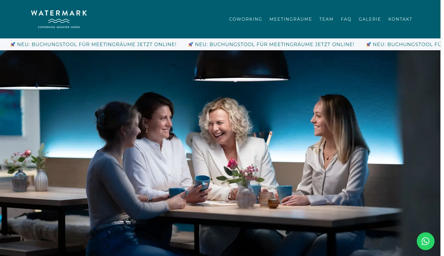 Website der Firma WATERMARK GmbH & Co. KG