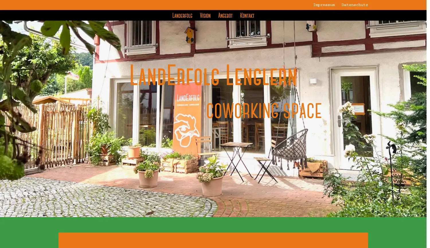 Website der Firma Tanja Dornieden – Landerfolg Lenglern