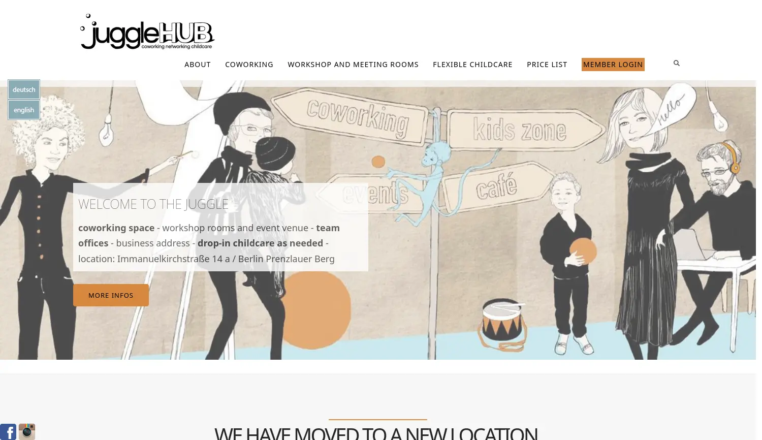 Website der Firma juggleHUB Berlin UG (haftungsbeschränkt)