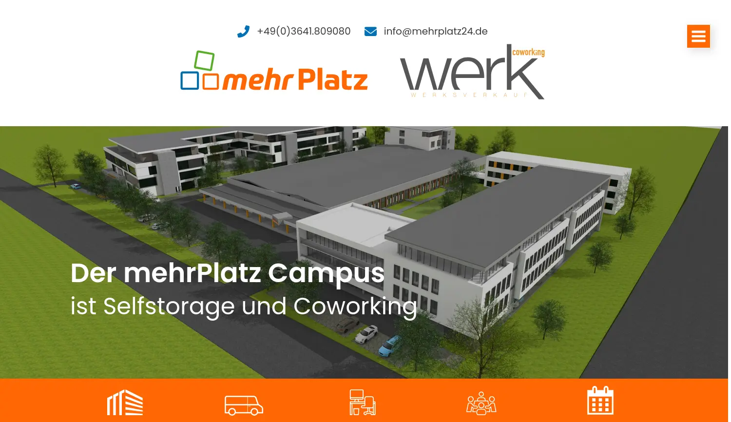 Website der Firma mehrPlatz Matthias Gundel