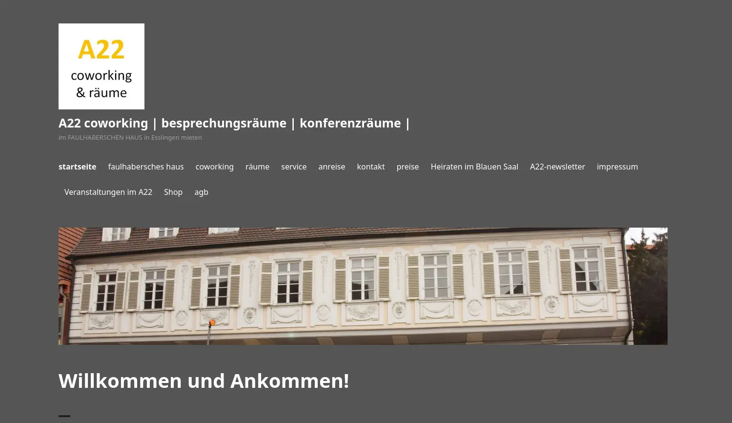 Website der Firma Augustiner22 GmbH
