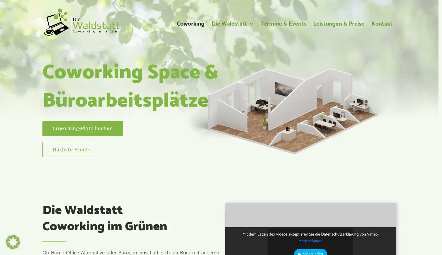 Website der Firma Webprojekte Lierse GmbH