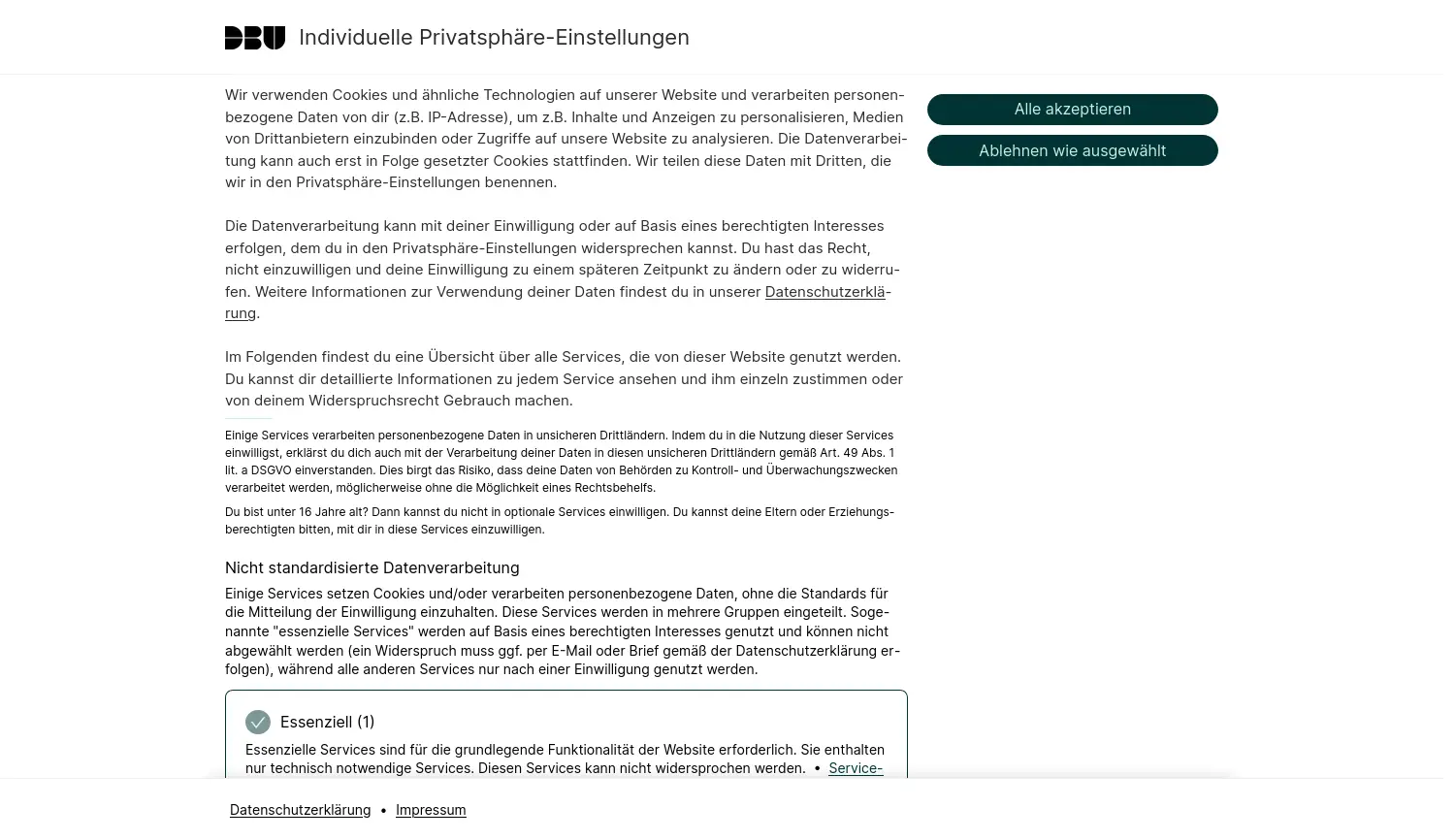 Website der Firma Blogfabrik