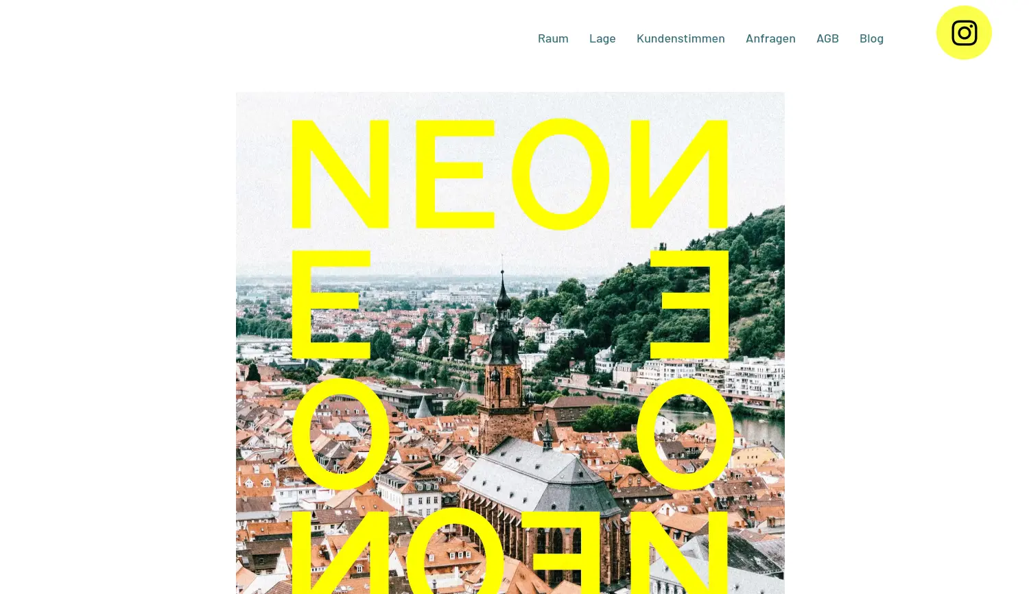 Website der Firma NEON