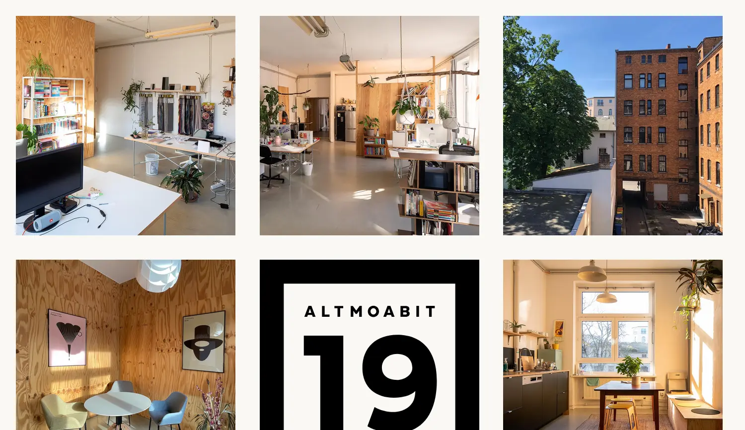 Website der Firma Altmoabit 19