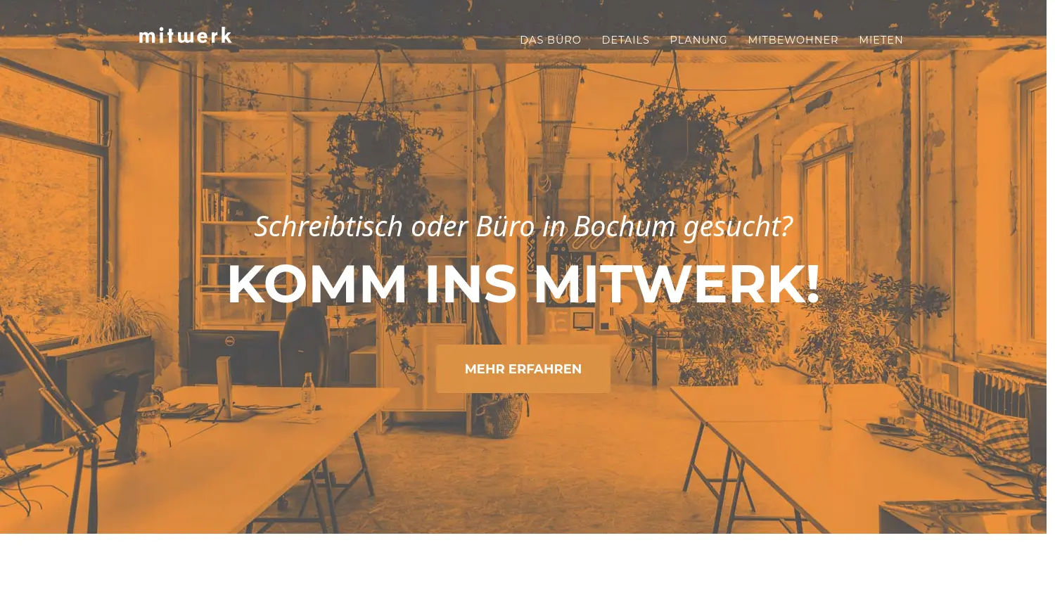 Website der Firma Mitwerk – Jan Philipp Fiedler