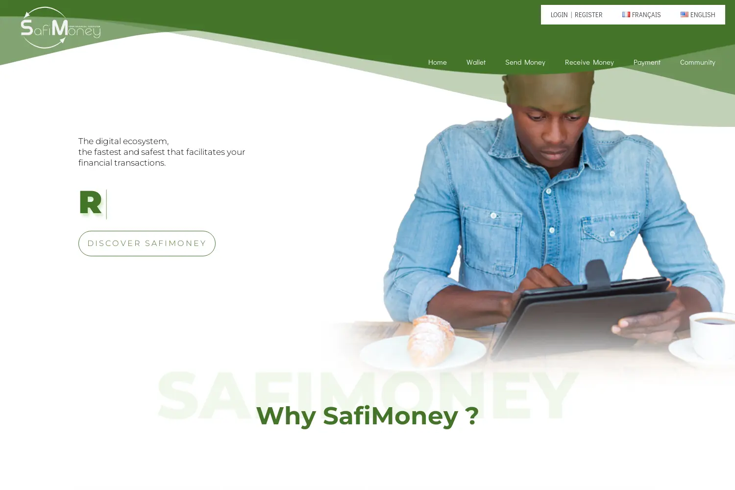 Website der Firma Safi Financial Verwaltungsgesellschaft mbH