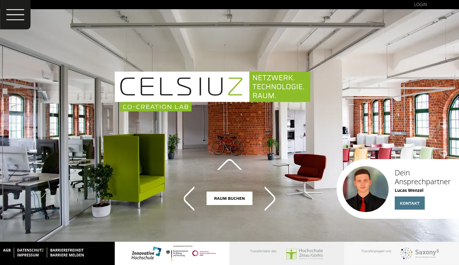 Website der Firma Hochschule Zittau/Görlitz