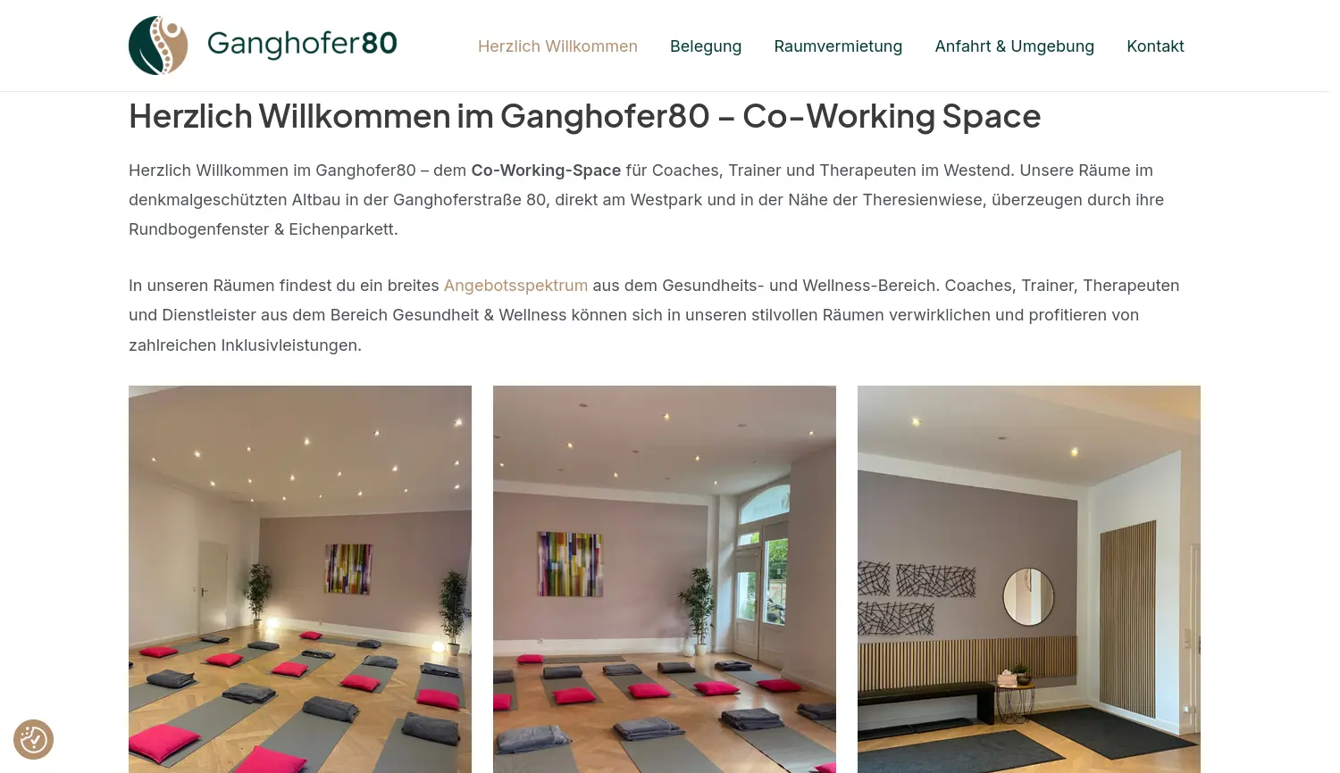 Website der Firma Ramona Weigert