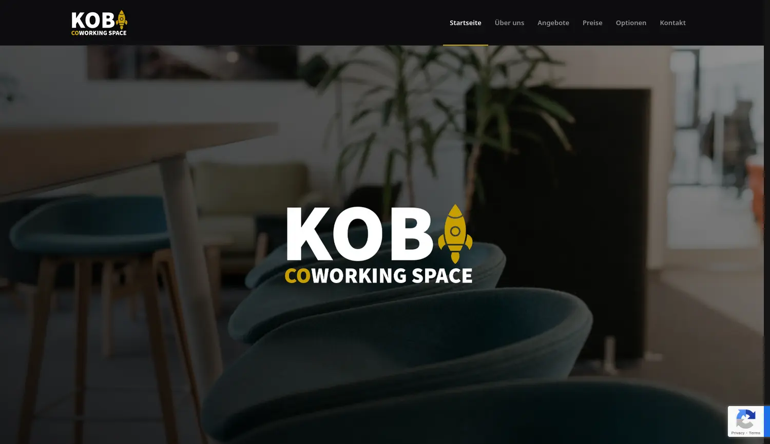 Website der Firma KobiSpace