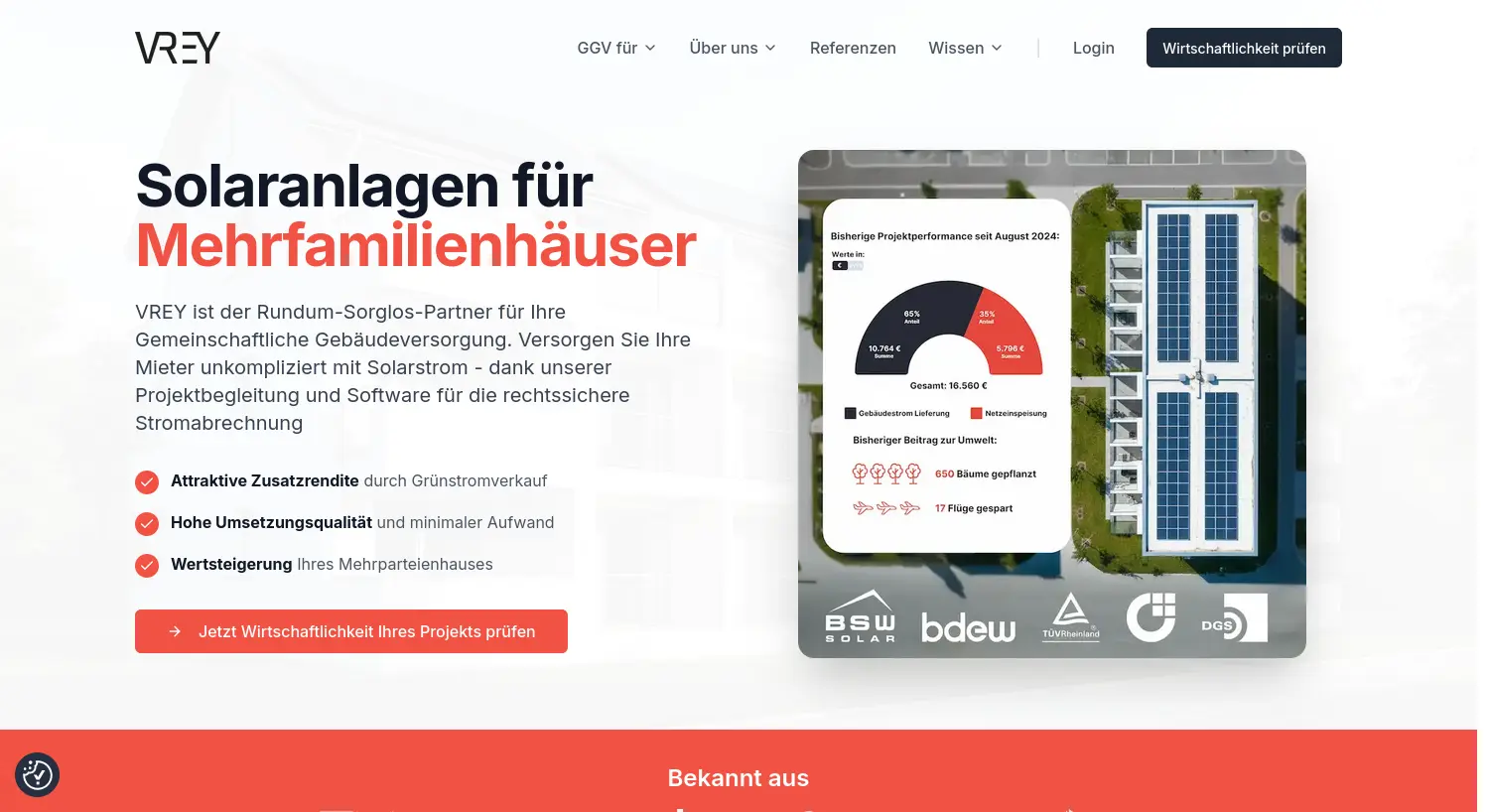 Website der Firma RE Joule GmbH