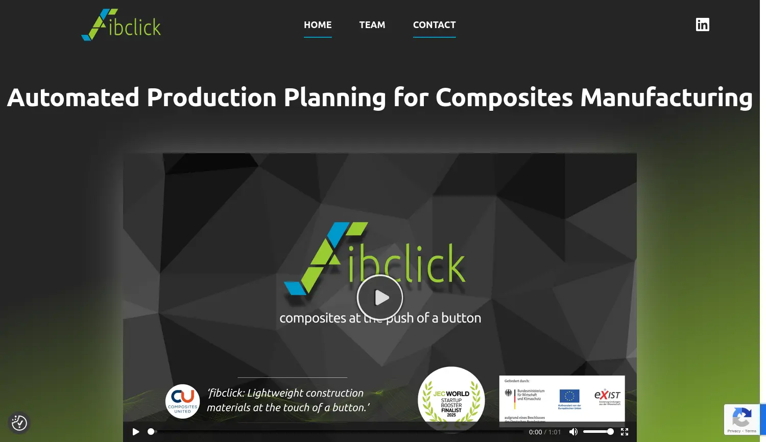 Website der Firma fibclick GmbH
