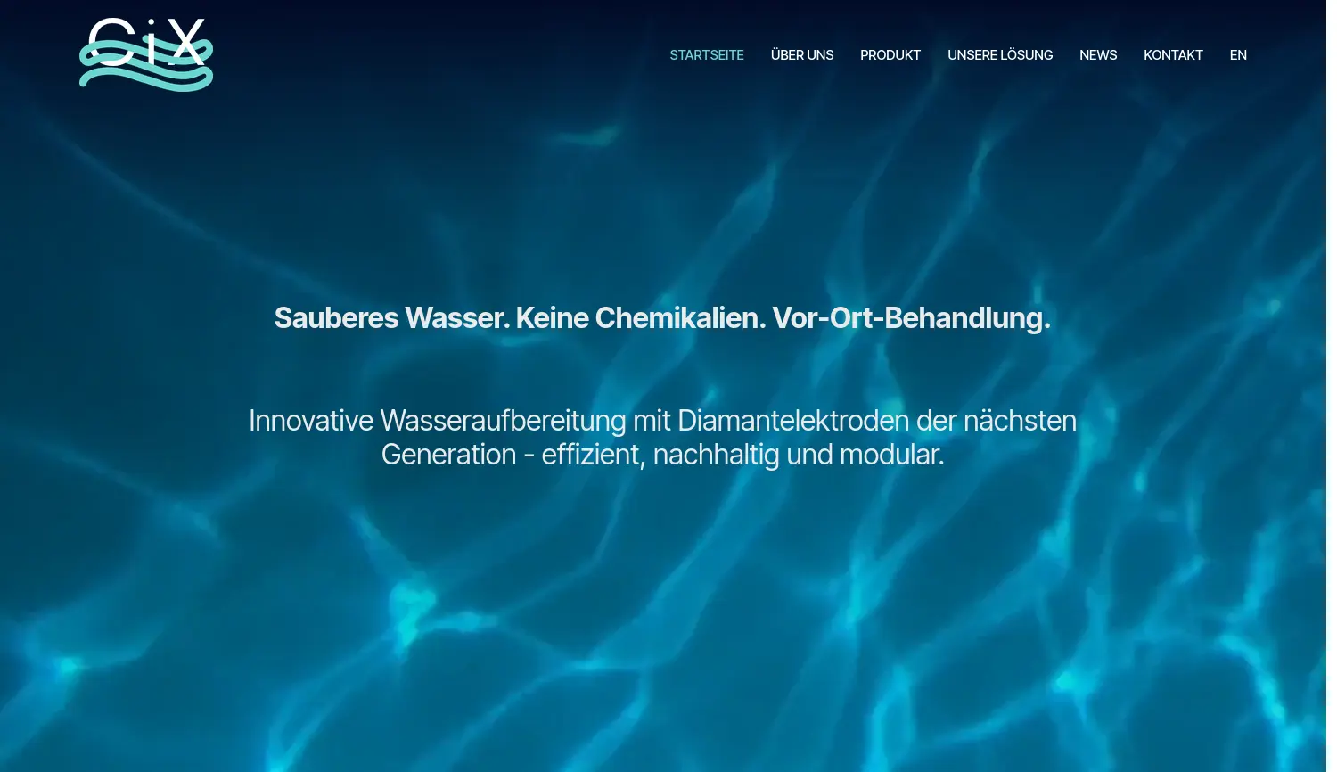 Website der Firma CiX GbR