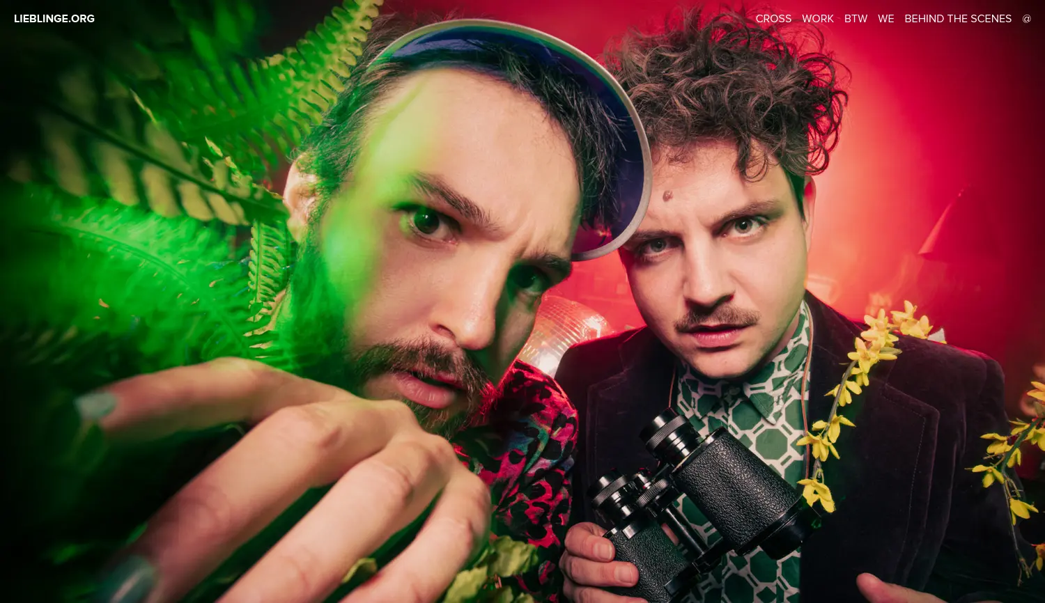 Website der Firma LIEBLINGE