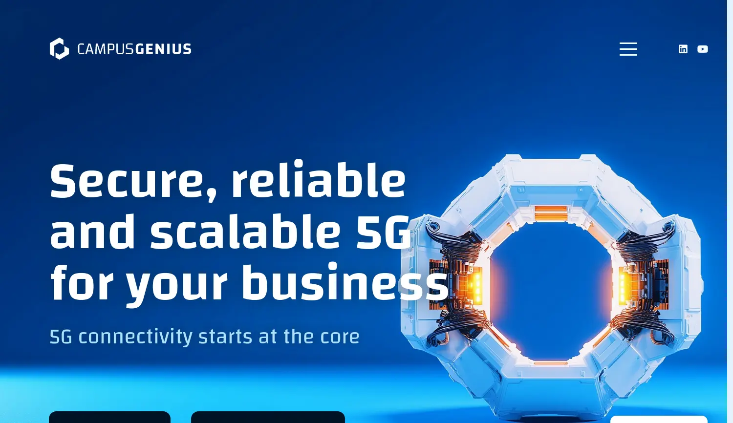 Website der Firma CampusGenius GmbH