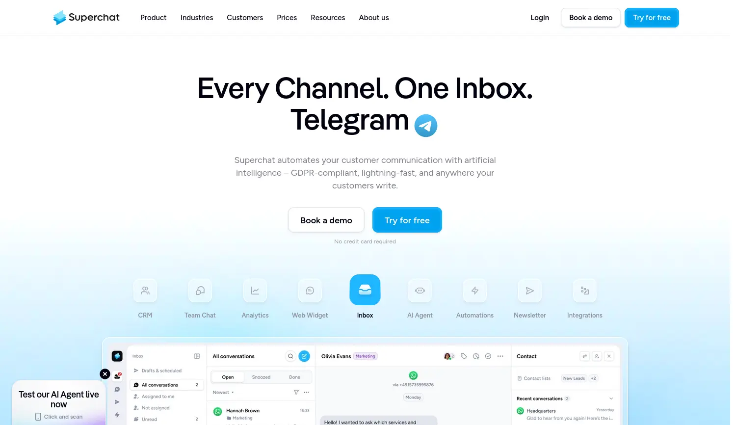 Website der Firma SuperX GmbH